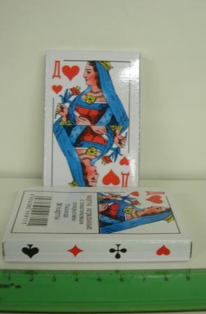 КЦ Карты игральные атласные с пласт. покр. 36 карт