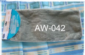 УБ Тряпка махровая полировка AW-042  35*35см серая