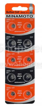 Батарейкa MINAMOTO LR626/377/АG4  1.5 В