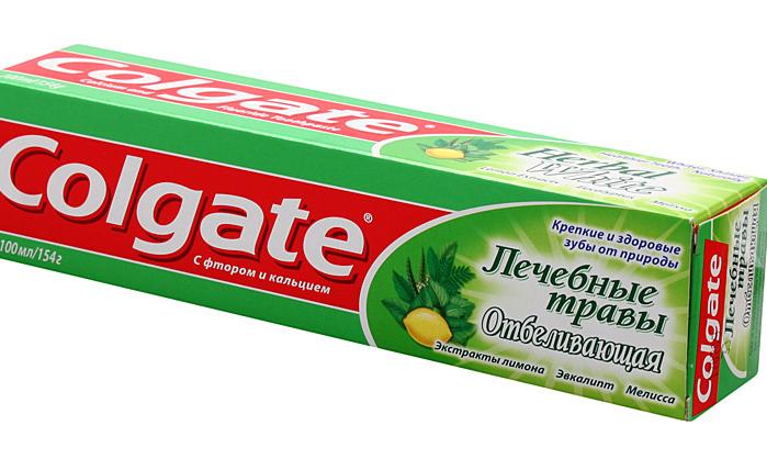 БХ Зубная паста Колгейт  Colgate   Лечебные травы 100мл 154г