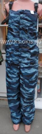 СО Полукомбинезон  утепленный зимний мужской  голубой защитный р.52-54 рост3